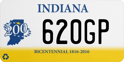 IN license plate 620GP