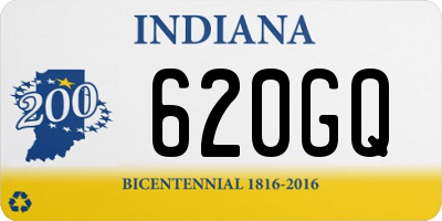 IN license plate 620GQ