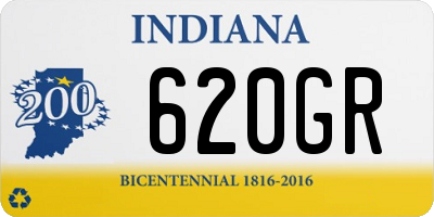 IN license plate 620GR