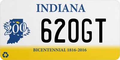 IN license plate 620GT