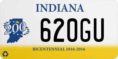 IN license plate 620GU