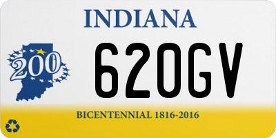 IN license plate 620GV