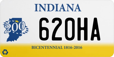 IN license plate 620HA