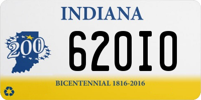 IN license plate 620IO