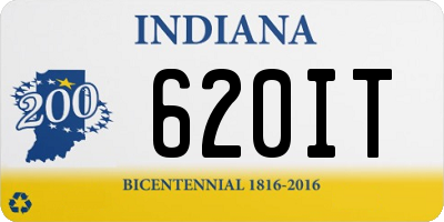 IN license plate 620IT