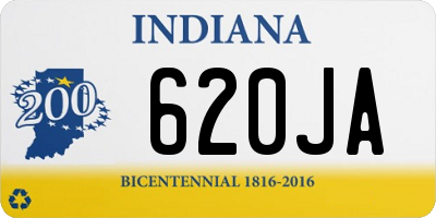 IN license plate 620JA