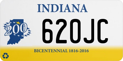 IN license plate 620JC