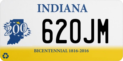 IN license plate 620JM