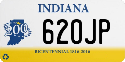 IN license plate 620JP