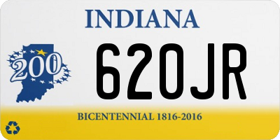 IN license plate 620JR