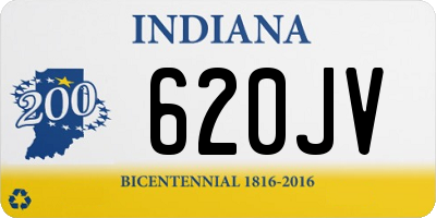 IN license plate 620JV