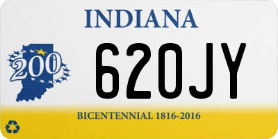 IN license plate 620JY