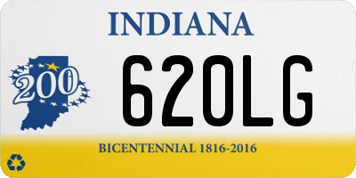 IN license plate 620LG