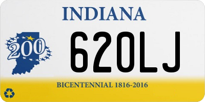 IN license plate 620LJ
