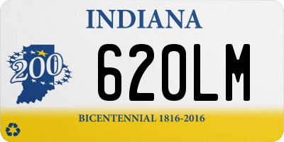 IN license plate 620LM