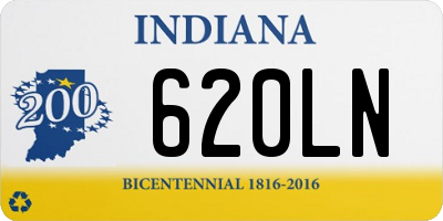 IN license plate 620LN