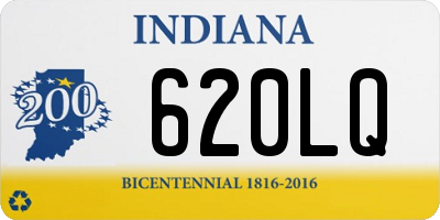 IN license plate 620LQ