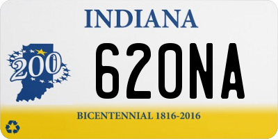 IN license plate 620NA