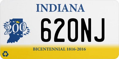 IN license plate 620NJ