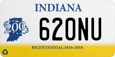 IN license plate 620NU