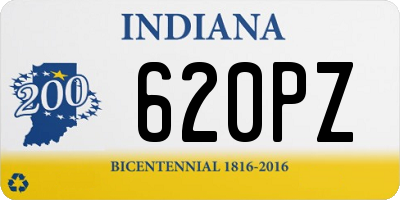 IN license plate 620PZ