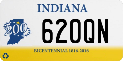 IN license plate 620QN