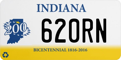 IN license plate 620RN