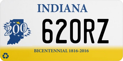 IN license plate 620RZ