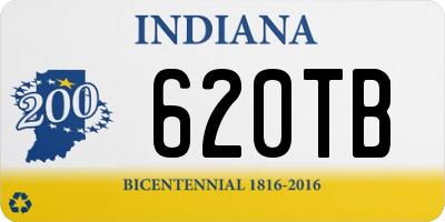 IN license plate 620TB