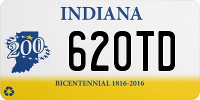 IN license plate 620TD