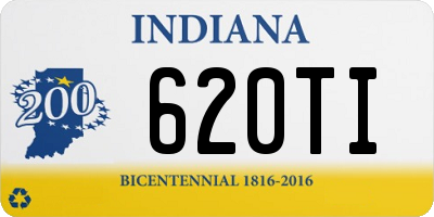 IN license plate 620TI
