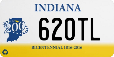 IN license plate 620TL