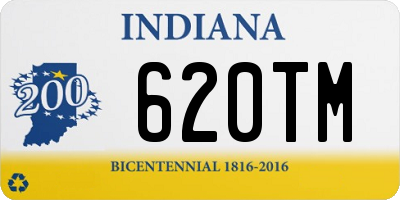 IN license plate 620TM