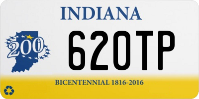 IN license plate 620TP