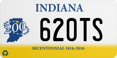 IN license plate 620TS