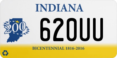 IN license plate 620UU