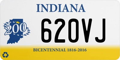 IN license plate 620VJ