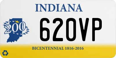 IN license plate 620VP