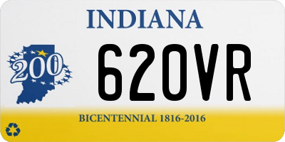 IN license plate 620VR