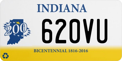 IN license plate 620VU