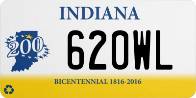 IN license plate 620WL