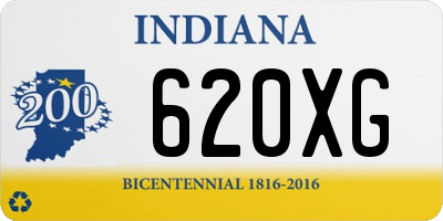 IN license plate 620XG