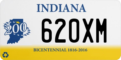 IN license plate 620XM