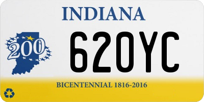 IN license plate 620YC