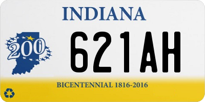 IN license plate 621AH