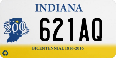 IN license plate 621AQ