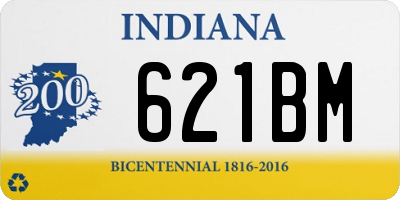 IN license plate 621BM