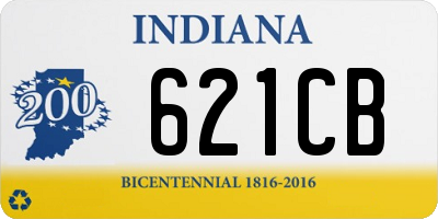 IN license plate 621CB