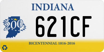 IN license plate 621CF