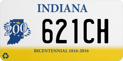 IN license plate 621CH